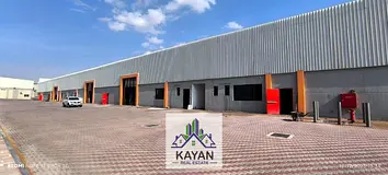 Warehouse for rent with a total area of 7,700 sq.ft, -70 kw power office and a private bathroom