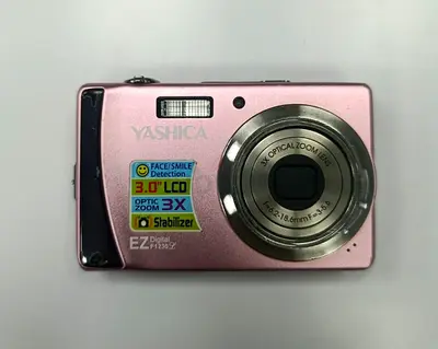 Pink Yashica EZ Digital Compact Camera (3x Optical Zoom) - Good Condition