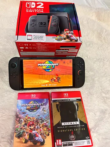 Nintendo switch 2 mario kart and hitman