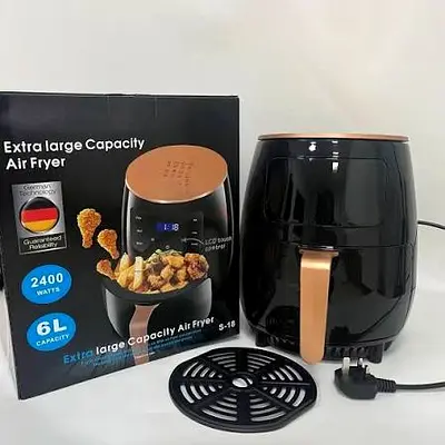 Smart Air Fryer - 4.5L Large Capacity - Automatic Electric Fryer - Screen Touch Control Panel - Au..