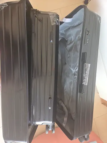 2 Brand New Hardcase Black Luggage 24 and 28 inches
