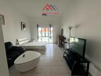 |12 CHEQS OPTION| FULLY FURNISHED STUDIO FOR RENT NEXT TO METRO,CARREFOUR,POOL