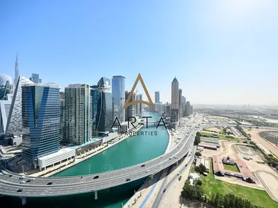 VACANT | CANAL AND BURJ VIEW | HIGH FLOOR