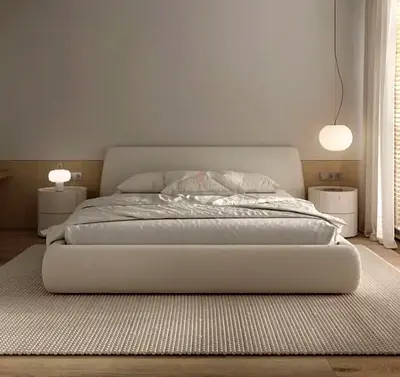 Boucle Fabric Bed for Sale Premium Quality