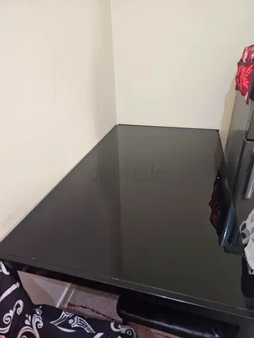 1+6 Tempered Glass Dining Set-Black
