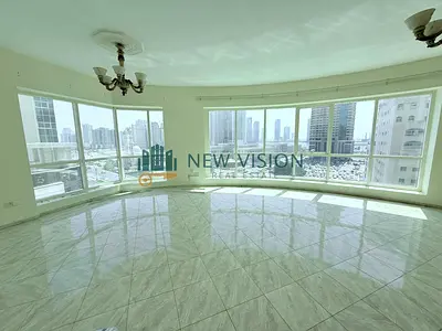 Largest 3 Bedroom Apartment For Annual Rent In Al Majaz 3 Free Air Conditioning Parking Gym And Swimming Pool