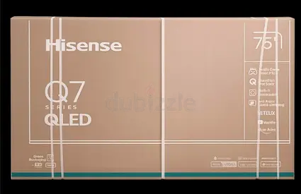 BRAND NEW Hisense 75 Inch 4K QLED Smart TV, Quantum Dot Technology, Q7N Series