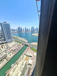 🏢 For Rent in Al Khan, Sharjah | 3 Master Bedrooms + Living Room + Maid’s Master Room + Balcony