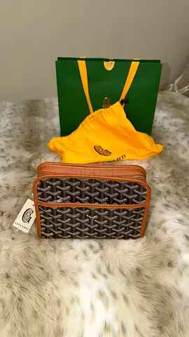 Goyard Saint Louis PM Black  Tan – Authentic with Invoice