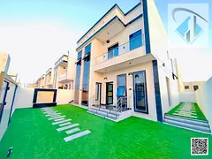 Villa for sale in Ajman, including registration and ownership fees, with monthly installments for 25
