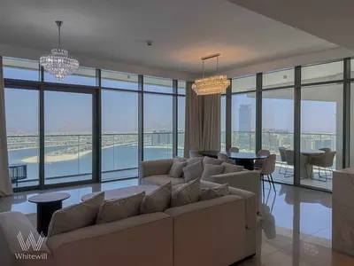 Corner Unit | High Floor | Palm and Sea View | Maids