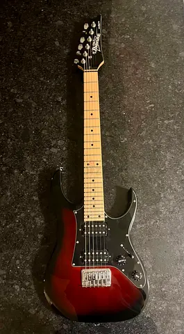 Ibanez Gio Mikro Electric Guitar - Red Walnut Sunburst Colour