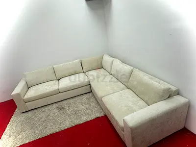 Amazing condition pottery barn beige sofa