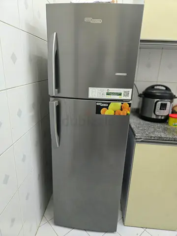 Super general stainless Steel Double-Door Refrigerator - Good Working Condition