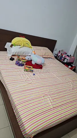 King size Bed with matress from ikea