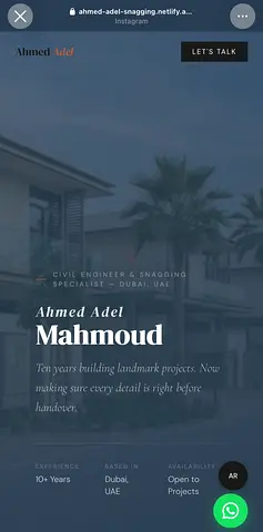 Professional Snagging  Pre-Handover Inspection | Civil Engineer | Dubai