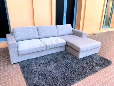 Ikea kivik L shape sofa Gray Excellent Condition