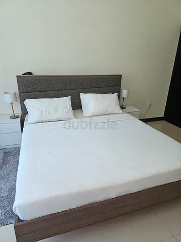 King size bed frame with mattress included - simple modern design