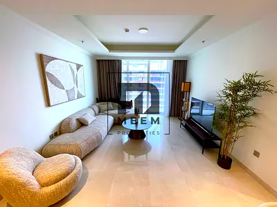 Furnished 1BR | Palace Beach Residence T2 | Beach & Skyline View