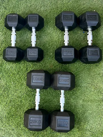 Dumbbells 10KG, 15KG, 20KG