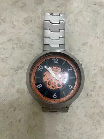 Swatch right track silver Automatic Mens Stainless Steel Watch - Working