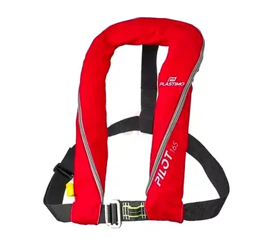 Plastimo Life jacket Pilot 165 Automatic Harness Red XXL Rated Buoyancy 150 N Actual Buoyancy 165 N