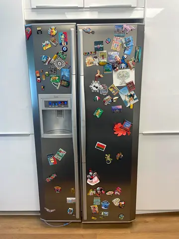 TEKA Side-by-Side Refrigerator with Water  Ice Dispenser - Good Working Condition