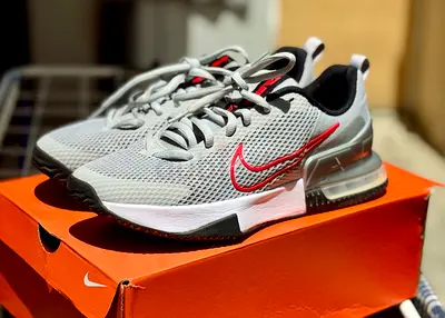 Nike Air Max Alpha shoe 43 size, silver and red colorway, fresh item Only used once. For sale, 220