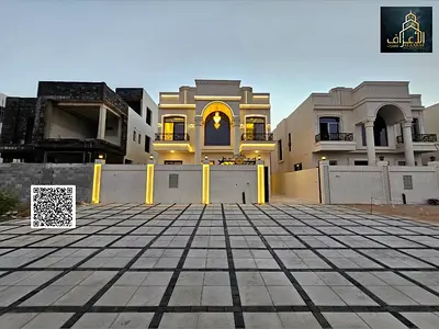 Classic villa for sale in Ajman, five rooms and a large rebound at a special price including fees