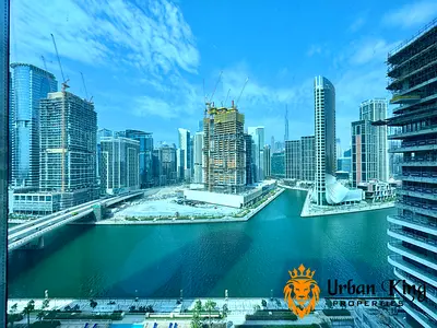 Spacious semi-fitted office | Canal and burj view | Higher-floor