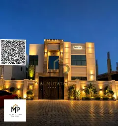 Own a villa in Ajman/Al Zahiyah - 5 rooms, ground floor, first floor and roof, prime location - unbe