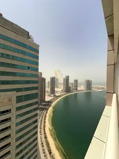 For Sale Elegant 3-Bedroom Apartment with Side View of Al Khan Lagoon