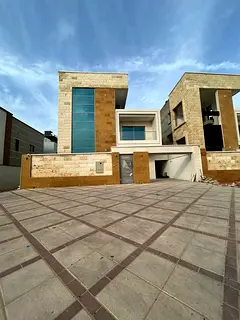 🏡✨ **First tenant for rent in Al Yasmin | Luxury European-style villa on the main road next to