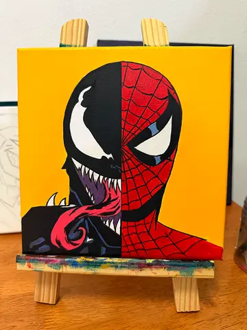 Painting (Venom/Spiderman)