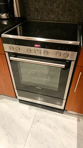 Siemens 60cm Electric Ceramic Cooker, Stainless Steel, 4 Hobs