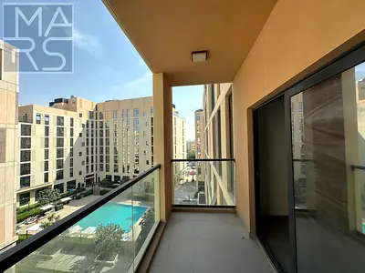 Brand new 1 bedroom with balcony pool view