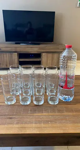 A lot of Glass Tumblers