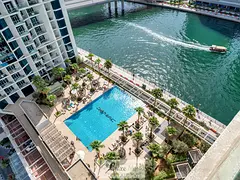 Furnished Luxury Studio | Balcony | Burj Khalifa + Canal View | Damac Maison Privé | AED 5999/month