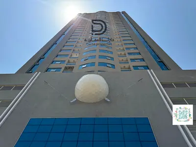 2-bedroom apartment ready to move in at Gulf Tower, Al Amra – Ajman, private parking, monthly installment AED 4,846, near Mohamed Bin Zayed, prime loc