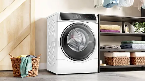 Bosch Series 8 Front Load Washer and Dryer WNC254A0GC, 10/6 kg, EcoSilence Drive, 1400 rpm, Stainles