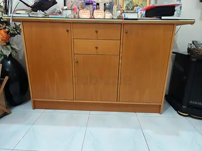 Solid Wood Sideboard / Storage Cabinet - Good Condition