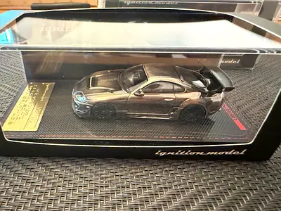 Ignition Model Toyota Supra (JZA80) RZ Black Chrome 1/64 CHASE  Special Edition with gratitude