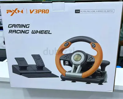 PXN V3Pro Gaming Racing Wheel with Pedals - Compatible PC/PS/Xbox/Switch