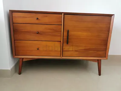 West elm Mid-century wooden sideboard with drawers and cabinet