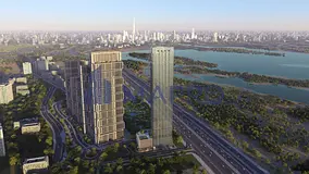 Skyline Extravaganza: Floor 64 with Store Room