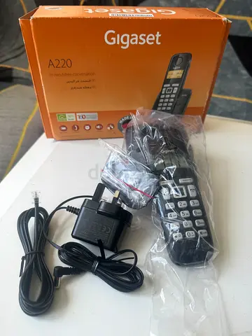 Gigaset A220 Wireless DECT Cordless Phone | Hands-Free Speakerphone | Caller ID | 50 Contacts