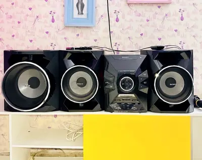 SONY MHC-GZX55D Hi-Fi System with Dual Speakers + Subwoofer Good Condition Never Repair