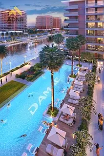 Furnished 1 Bedroom | DAMAC Riverside Views | Pool &amp; Marina Outlook
