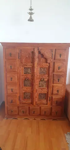 Traditional Hand‑Carved Cabinet