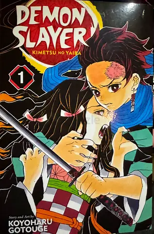 Demon slayer manga volume 1-3